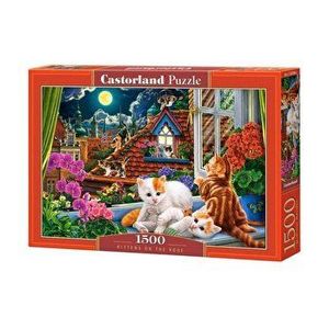 Puzzle Kittens on the Roof, 1500 piese imagine