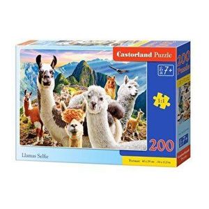 Puzzle Llamas Selfie, 200 piese imagine