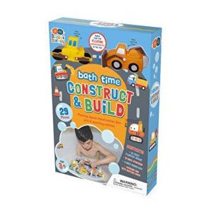 Set de joaca pentru baie Buddy&Barney - Santier cu drum si masinute imagine
