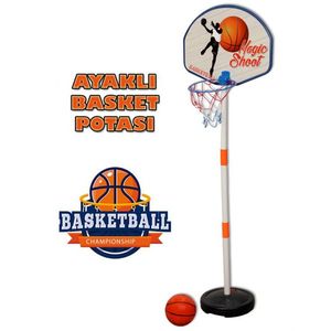Cos de baschet reglabil cu suport Footed Basket Hoop imagine