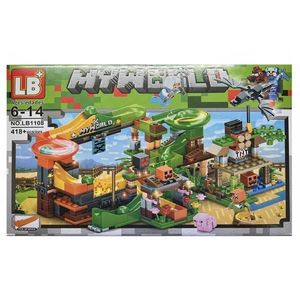 Set de constructie LB+ Minecraft My World 418 piese tip lego imagine