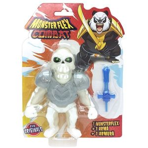 Figurina Monster Flex Combat, Monstrulet care se intinde, Knight Skeleton imagine
