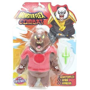Figurina Monster Flex Combat, Monstrulet care se intinde, Warrior Bear imagine