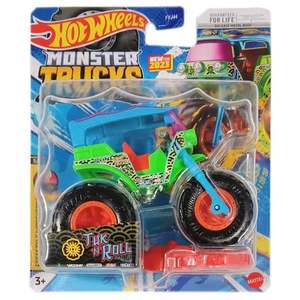 Masinuta Hot Wheels Monster Truck, Tuk N Roll, HKM38 imagine