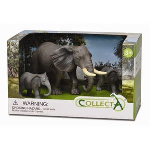 Set 3 figurine Elefanti pictati manual 89151 Collecta imagine