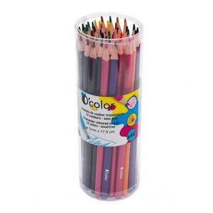 Set 48 creioane colorate triunghiulare imagine