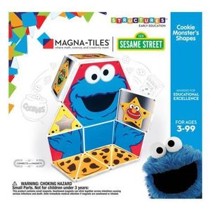 Invata formele, Cookie Monster, Magna-Tiles Structures imagine