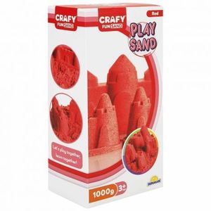 Nisip kinetic Fun Sand 1000 gr culoare Rosu imagine