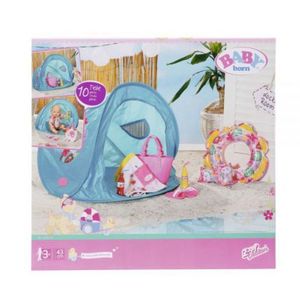 BABY born - Set plaja - cort cu accesorii imagine