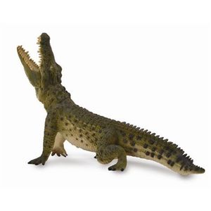 Figurina pictata manual Crocodil de Nil cu mandibula mobila imagine