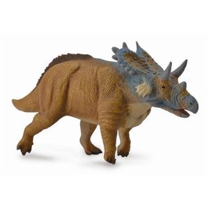 Figurina pictata manual dinozaur Mercuriceratops imagine