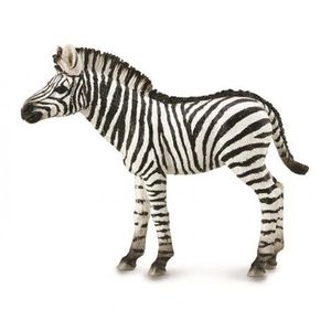 Figurina pictata manual Pui de zebra imagine