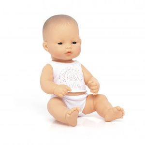 Papusa bebelus educativa 32 cm - Baiat asiatic imagine