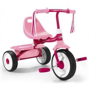 Tricicleta pliabila Radio Flyer Fold 2 Go Pink, 1-3 ani imagine