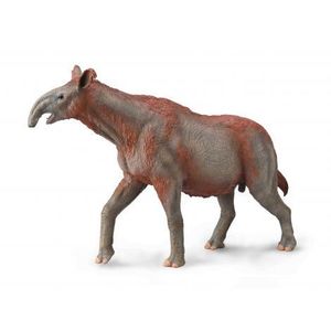 Figurina preistorica pictata manual Paraceratherium imagine