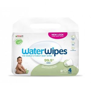 Servetele umede Biodegradabile Water Wipes Soapberry, 4 pachete x 60 buc, 240 buc imagine