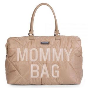 Geanta de infasat matlasata Childhome Mommy Bag Bej imagine