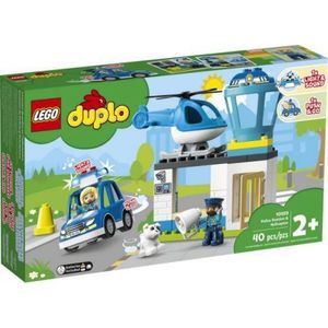 Lego Duplo Sectie De Politie Si Elicopter 10959 imagine