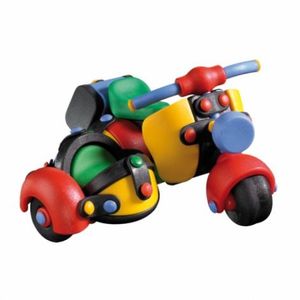 Jucarie de construit mic-o-mic 3D Motocicleta cu atas 089.017, 12.7 cm imagine