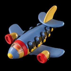 Jucarie de construit 3D Avion cu reactie 089.106, 13 cm imagine