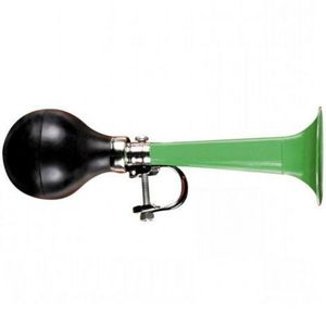Claxon mini-trompeta verde, Bike Fun imagine