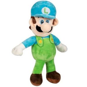 Jucarie din plus Luigi Ice (sapca bleu), Super Mario, 38 cm imagine