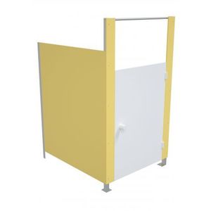 Modul aditional pentru toaleta modulara cu separatoare, fara usa, culoarea galben, pentru copii imagine