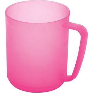 Cana din plastic, 350 ml, roz imagine