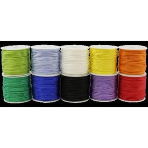 Set 10 bobine snur colorat diam 1.5 mm imagine