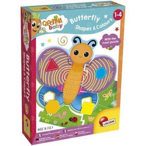Puzzle de podea - fluturas cu forme si culori (29 piese) imagine