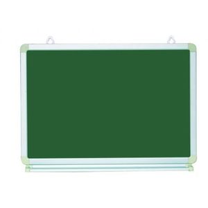 Tabla scolara magnetica de scris, alba, verde, pentru markere, 90 x 150 cm imagine