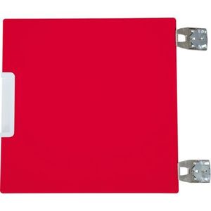 Usa Mica De Culoare Rosu Cu Mecanism De Inchidere Silentioasa Pentru Dulapuri Quadro imagine