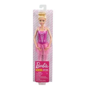 Papusa Barbie Balerina Blonda Cu Costum Roz imagine
