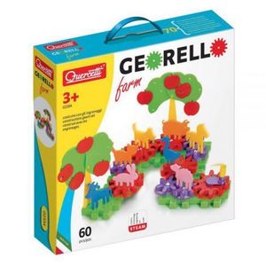 Joc de construcție Georello Farm, 3-7 ani, Quercetti Q02334 imagine