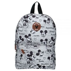 Rucsac Mickey Mouse Never Out Of Style Grey, Vadobag, 33x23x12 cm imagine