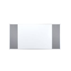 Tabla de scris medie Combi - tabla alba magnetica cu laterale pentru fixare documente imagine