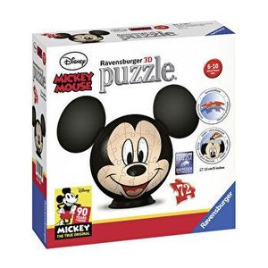 Puzzle 3D Mickey Mouse, 72 piese imagine
