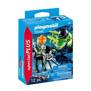 Playmobil Figures, Special Plus - Agent cu drona imagine