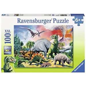Puzzle Printre dinozauri, 100 piese imagine