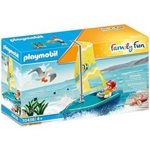 Playmobil Family Fun, Beach Hotel - Set barca cu panze imagine