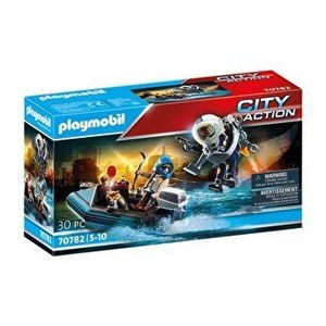 Set Playmobil City Action - Barca politiei si Hot cu barca rapida imagine