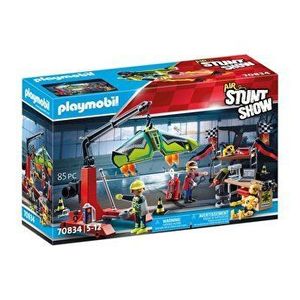 Set figurine Playmobil Stunt Show - Statie pentru reparatii imagine