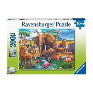 Puzzle Ravensburger - Animale din Africa, 200 piese imagine