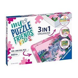 Organizator 3 in 1 pentru puzzle, roz imagine