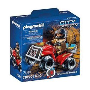 Vehicul Playmobil City Action - Vehicul Pompieri imagine