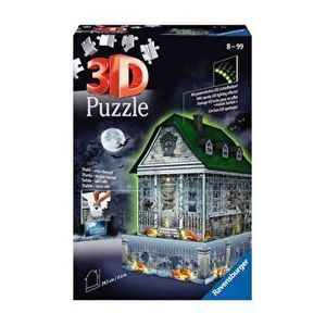 Puzzle 3D - Casa bantuita, led, 216 piese imagine