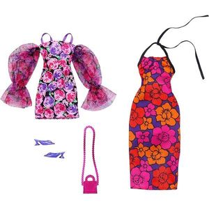 Set de haine si accesorii pentru papusi, Barbie, HJT35 imagine