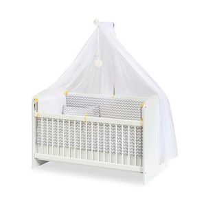 Patut pentru copii Baby Nest, Çilek, Customary Lift Bed White (60 x 120), 124x78x70 cm, Multicolor imagine