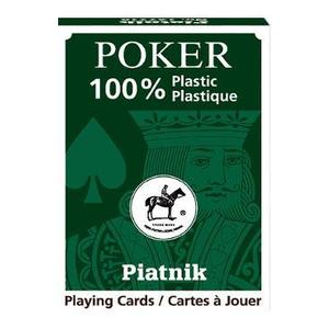 Joc de carti: Poker 100 % Plastic. Green imagine