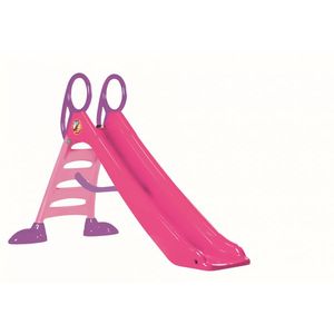 Tobogan mare pentru copii Dohany roz cu picioare si manere mov 2085I imagine